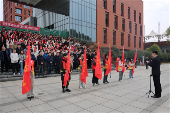 千亿体育在线举行党员联系学生结对暨学习雷锋主题活动月启动仪式